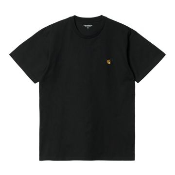 S/S Chase T-shirt - black/gold