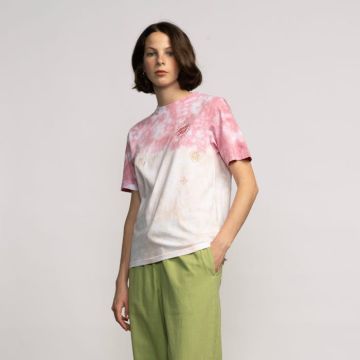 Scatter T-Shirt - pink dip dye