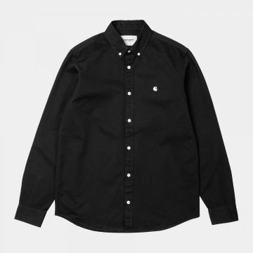 L/S Madison Shirt - black/wax