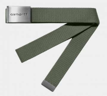 Clip Belt Chrome- Dollar Green