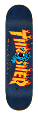 Thrasher Screaming Flame Logo 8.25" - blue