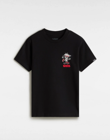 Pizza Skull T-Shirt - Black