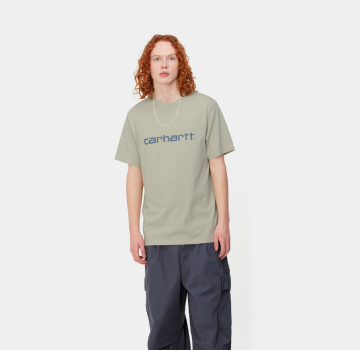 S/S Script T-Shirt - beryl/sorrent